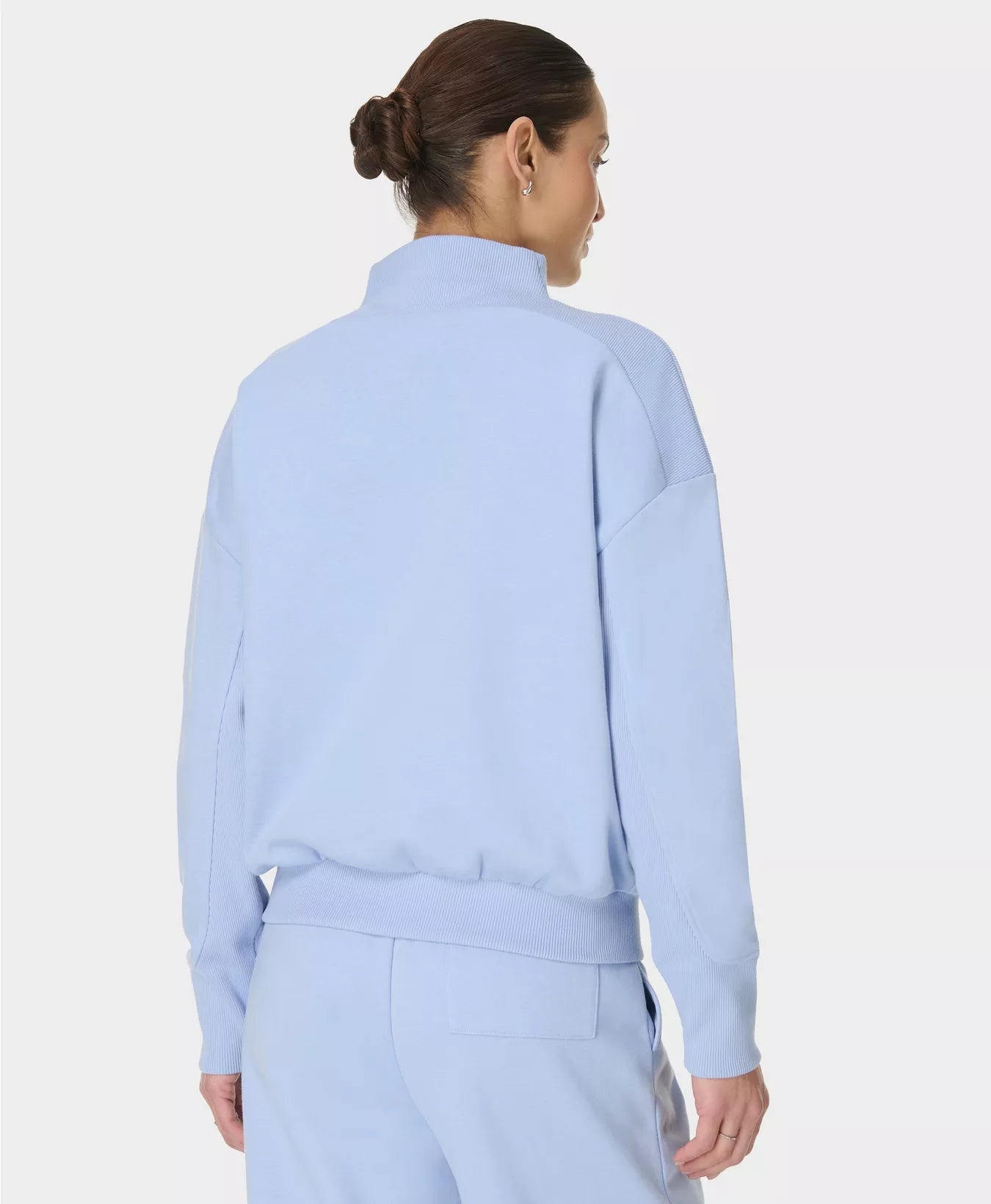 Revive Rib Mix Funnel Neck Jumper