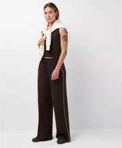After Class Piped Wide Leg Trouser