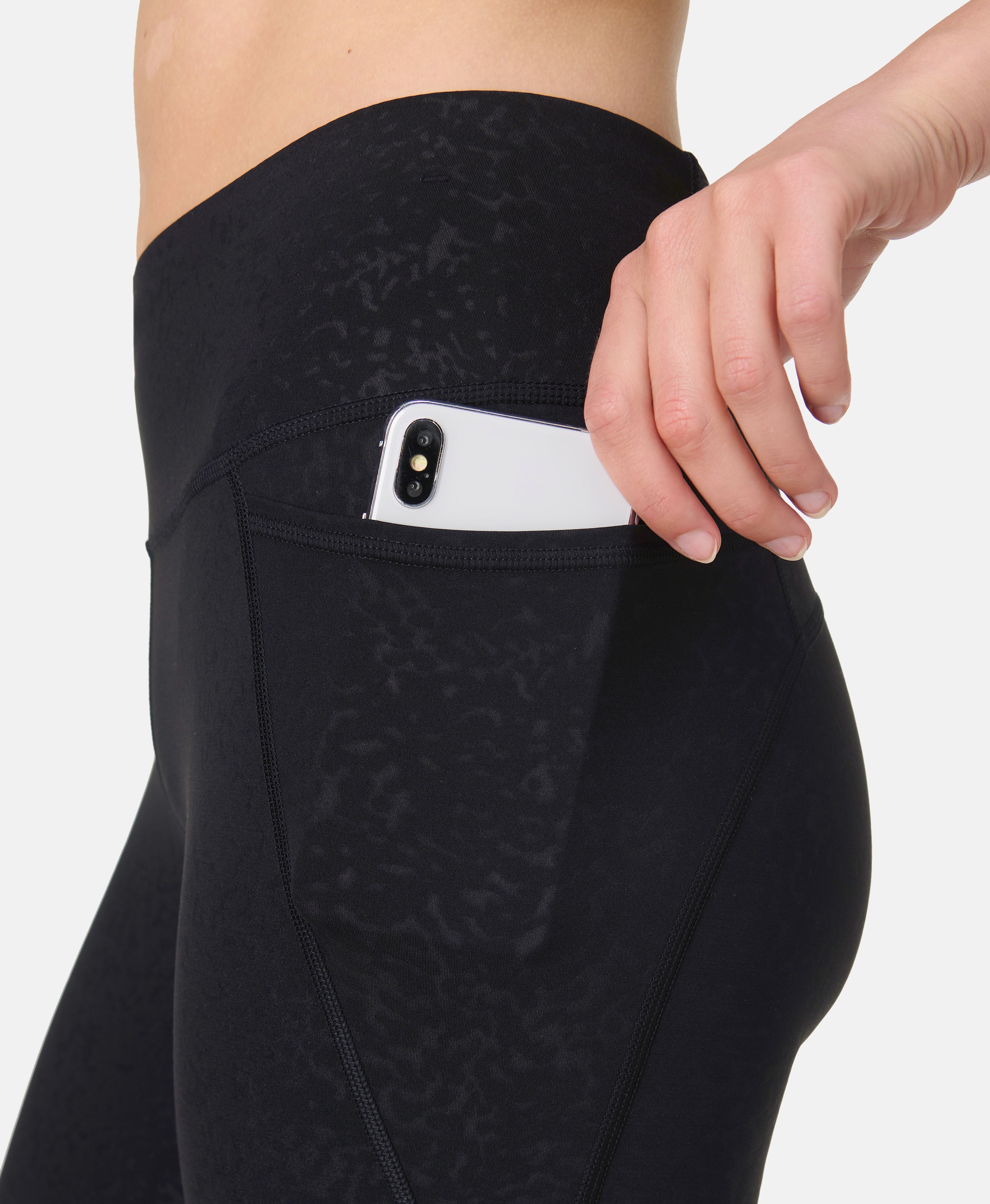 Power 7/8 Embossed Workout Leggings