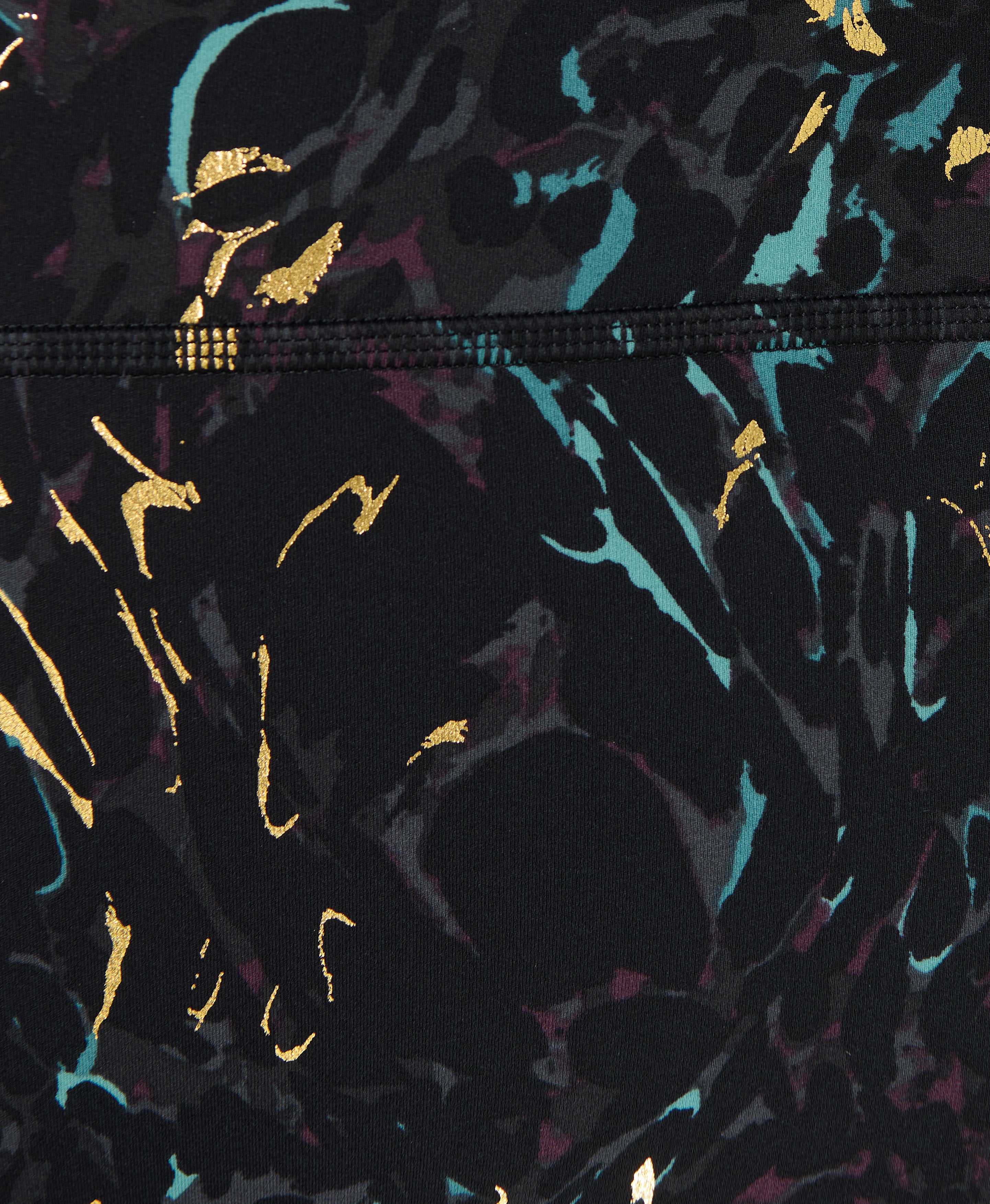 Power 7/8 Foil Workout Leggings