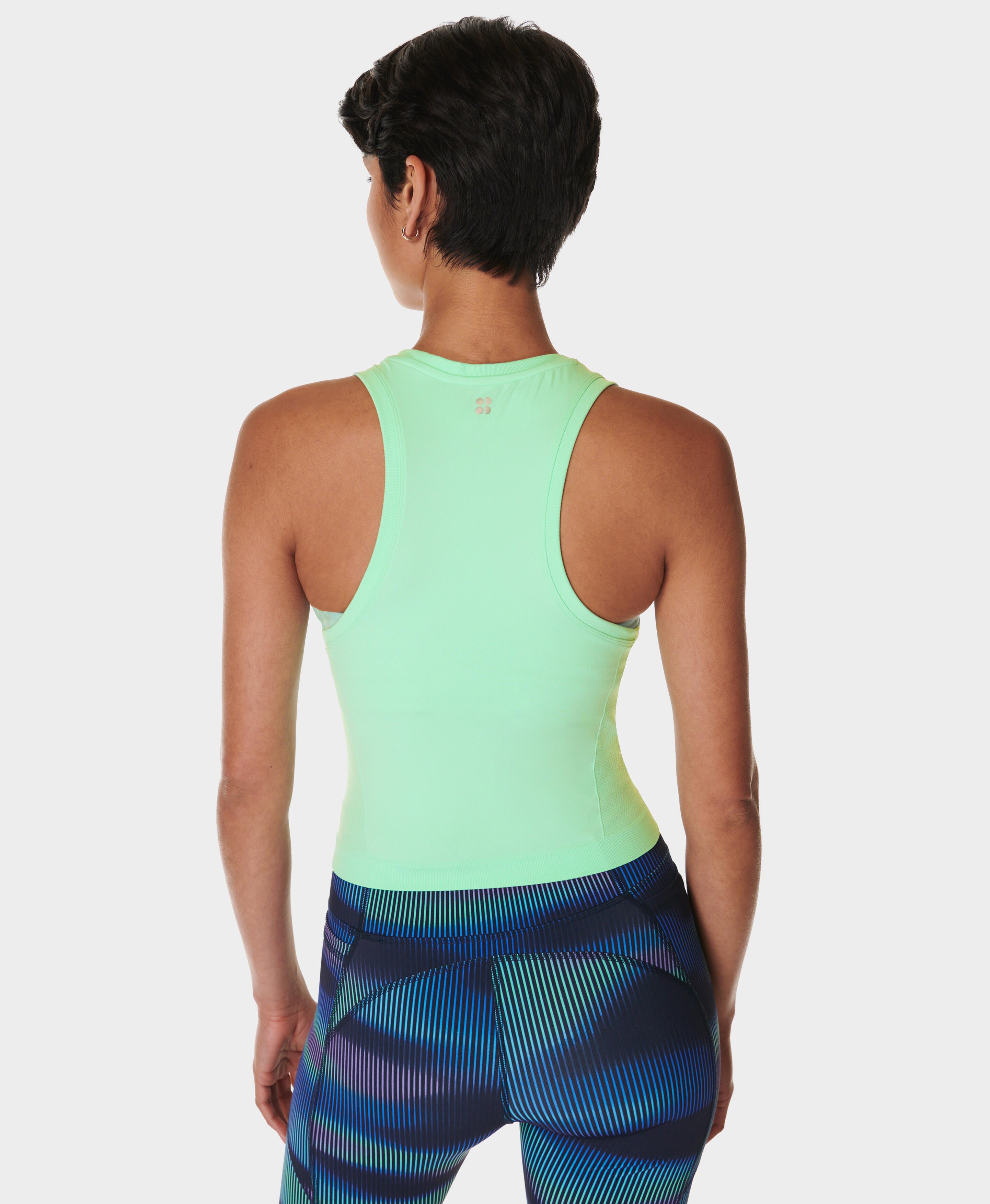 Athlete Crop Seamless Workout Tank Top