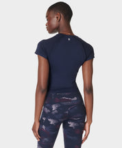 Athlete Crop Seamless Workout T-Shirt