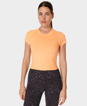 Athlete Crop Seamless Workout T-Shirt