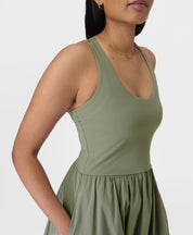Explorer Ribbed Racer Dress