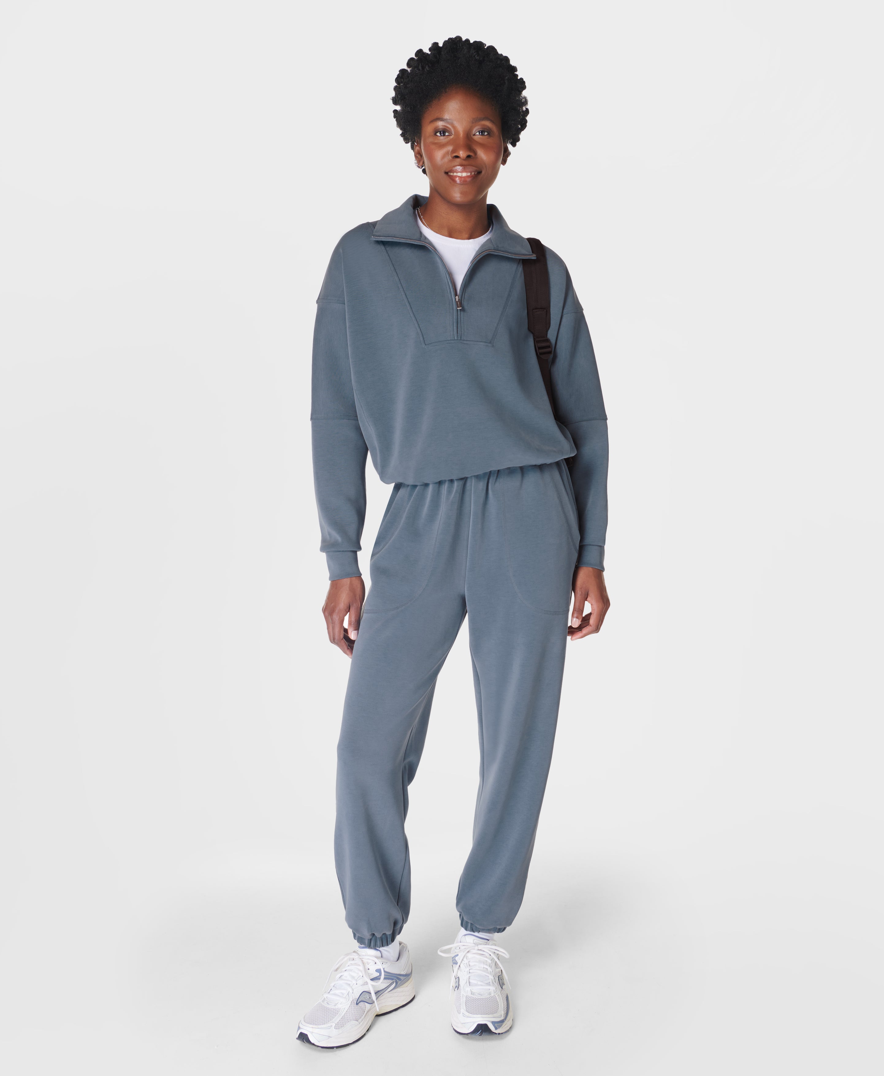 Sand Wash Funnel Neck Half Zip – SweatyBetty AU