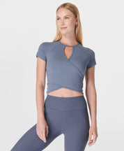 Mindful Flex Seamless Wrap Tee