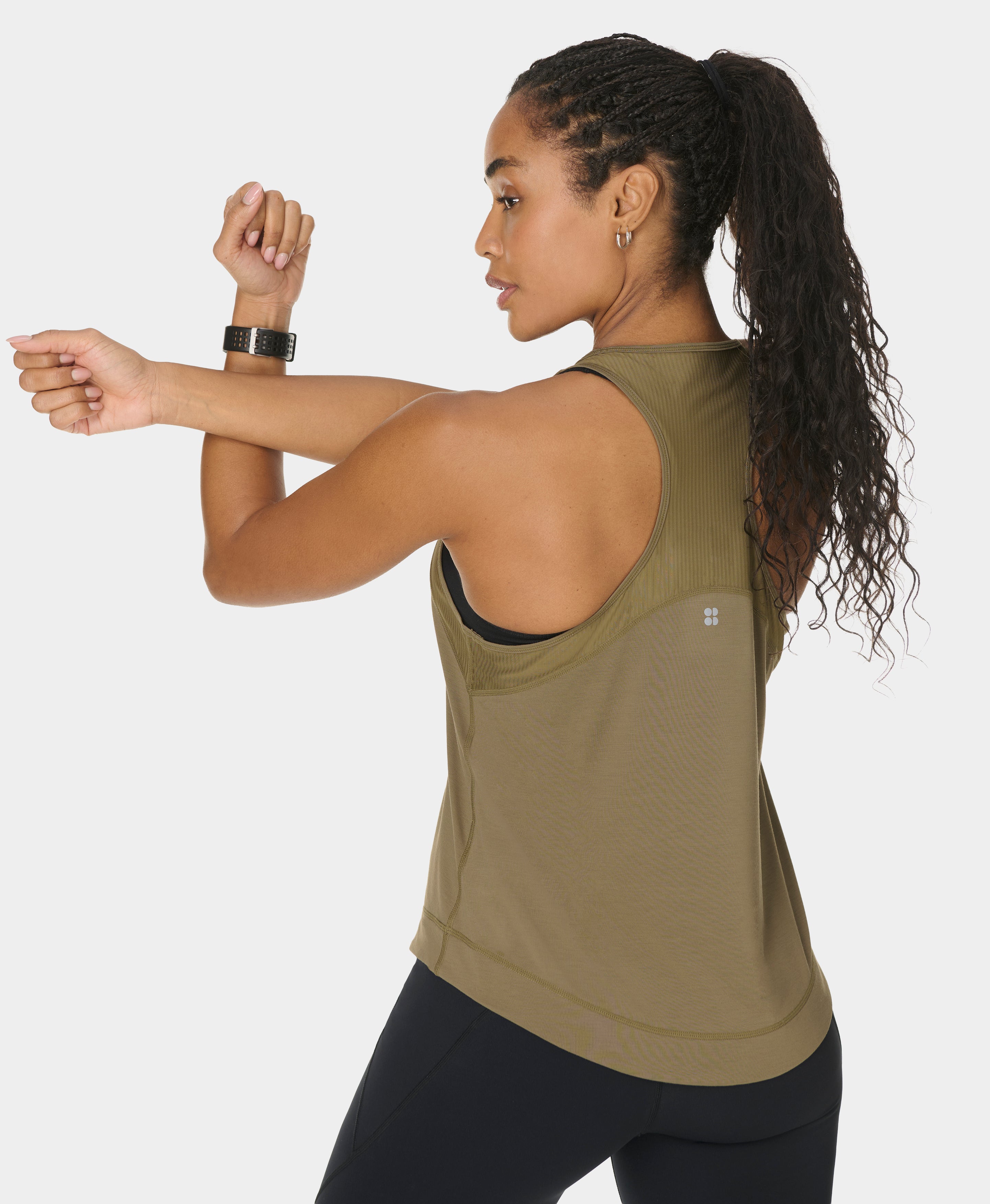 Breathe Easy Mesh Run Tank Top