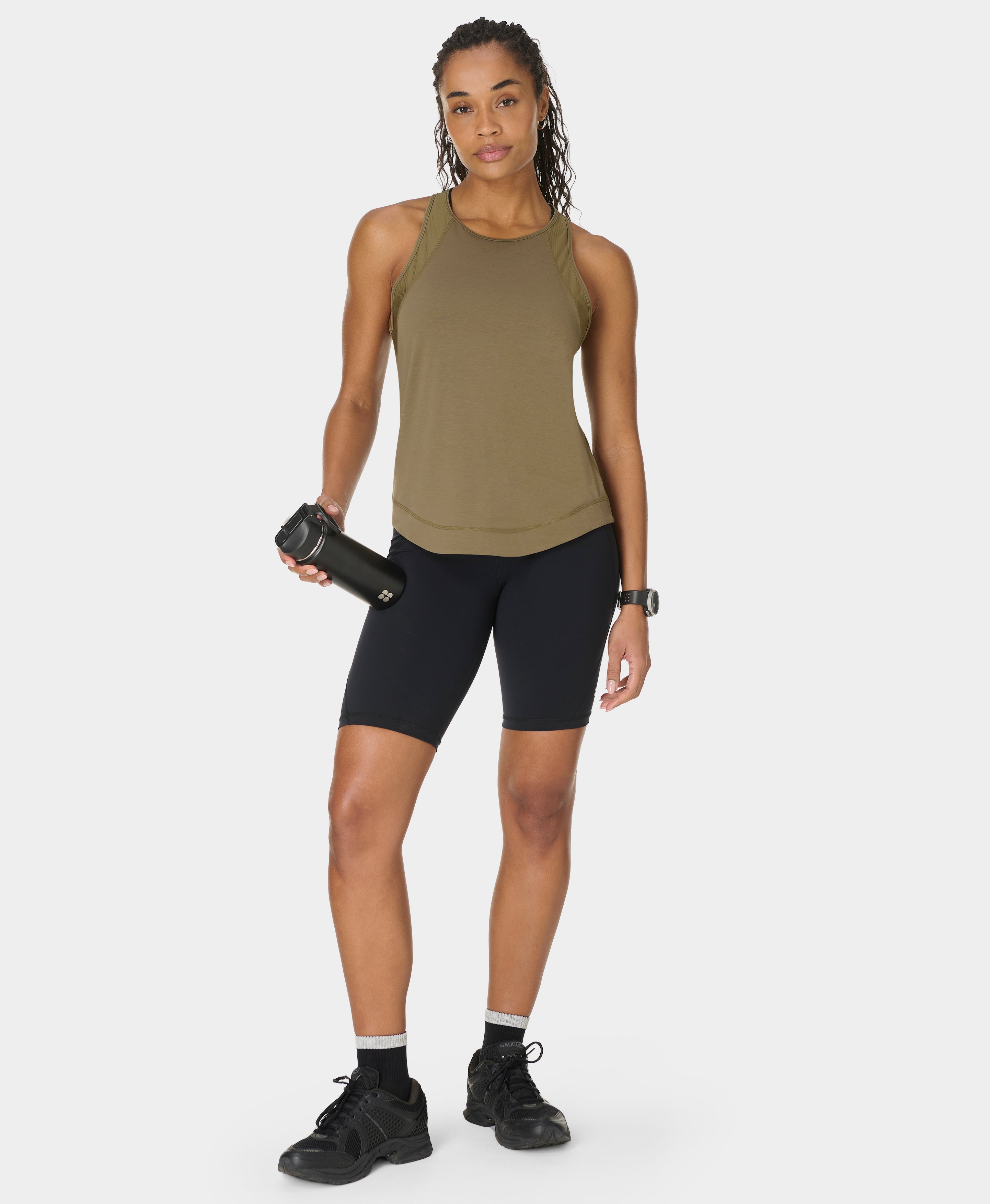 Breathe Easy Mesh Run Tank Top