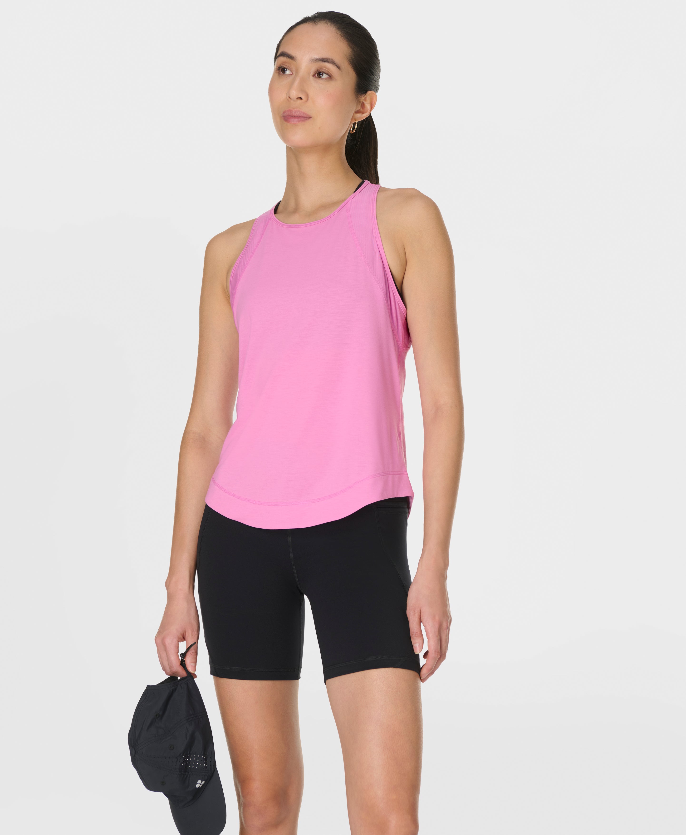 Breathe Easy Mesh Run Tank Top